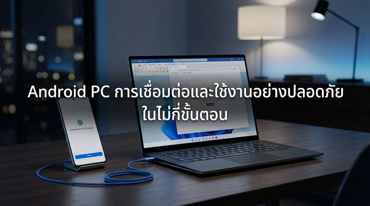 Android PC การเชื่อมต่อและใช้งานอย่างปลอดภัยในไม่กี่ขั้นตอน