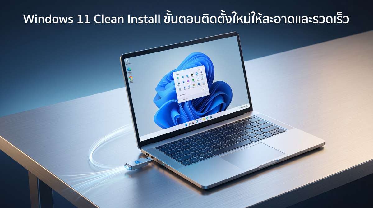 Windows 11 Clean Install ขั้นตอนติดตั้งใหม่ให้สะอาดและรวดเร็ว